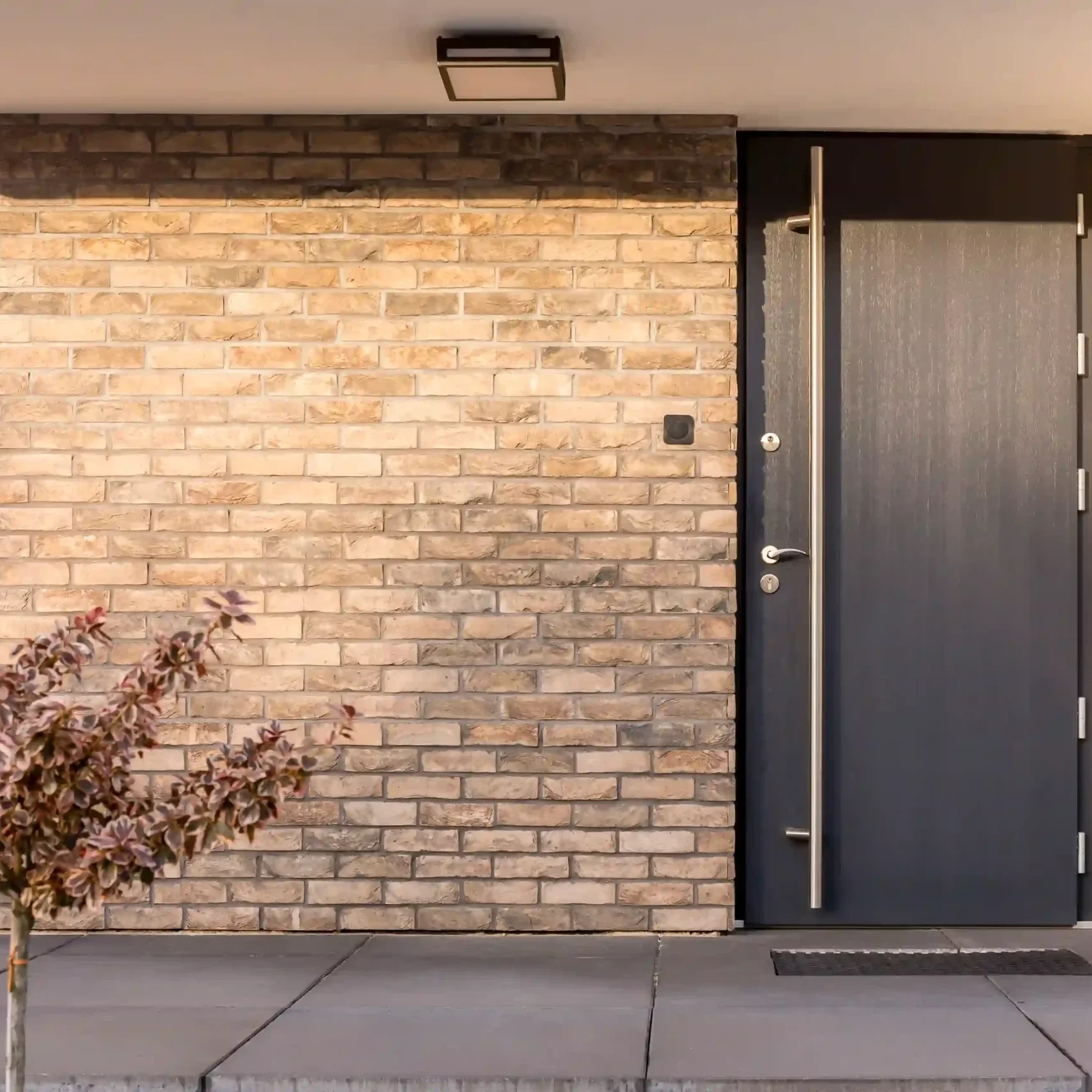Tür_modern_klinker_neubau Tür_modern_klinker_neubau